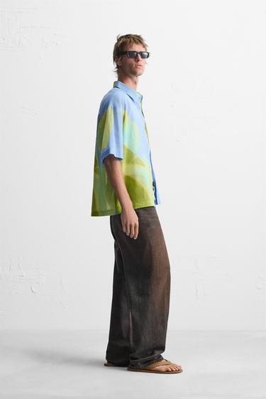 ABSTRACT PRINT SHIRT - Multicoloured by Zara - Image 4