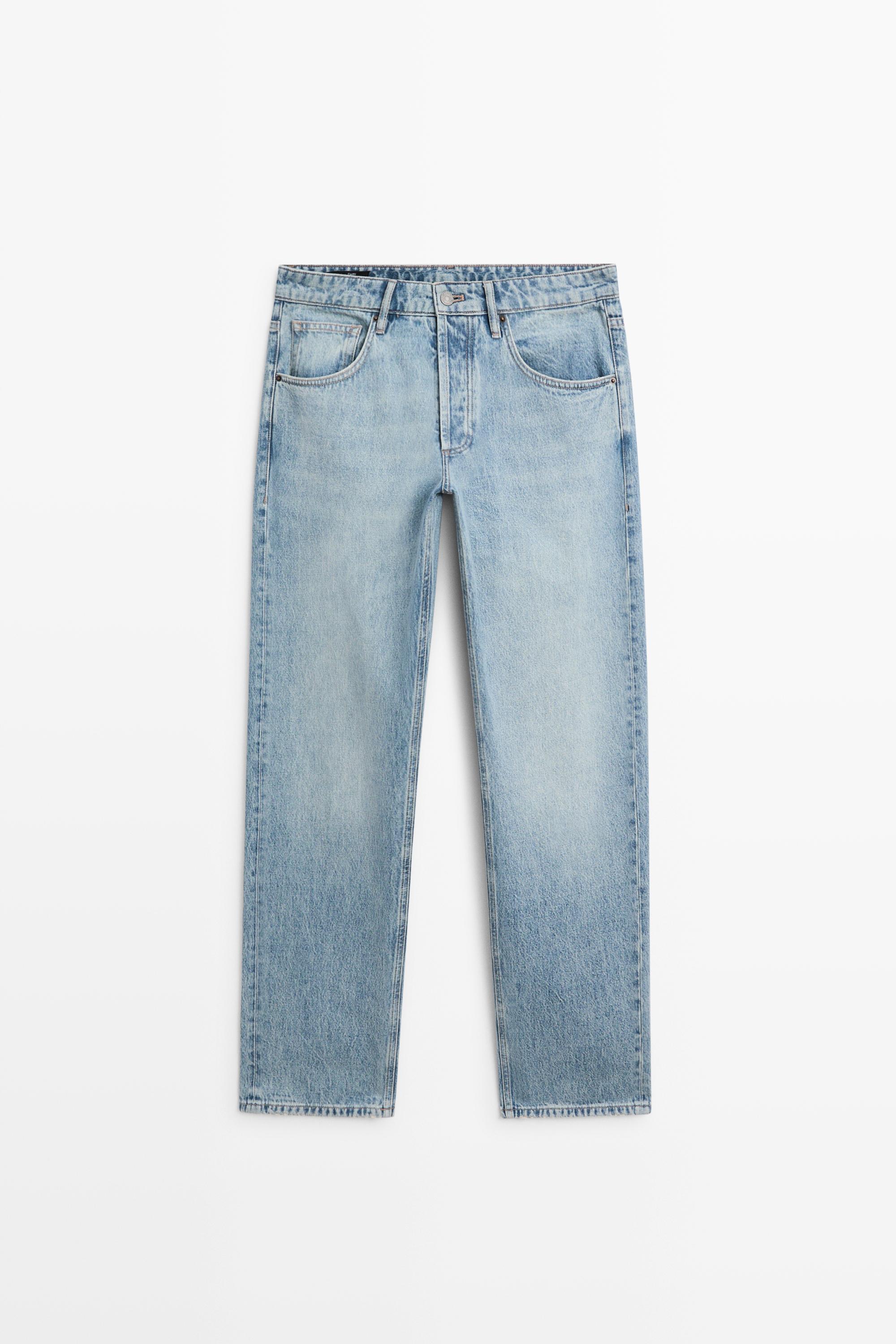 Wide-leg jeans — Light blue