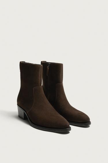 LEATHER BOOTS — Brown 2
