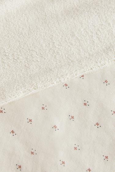 KIDS' FLORAL SHOULDER BIB - Ecru by Zara - Image 3