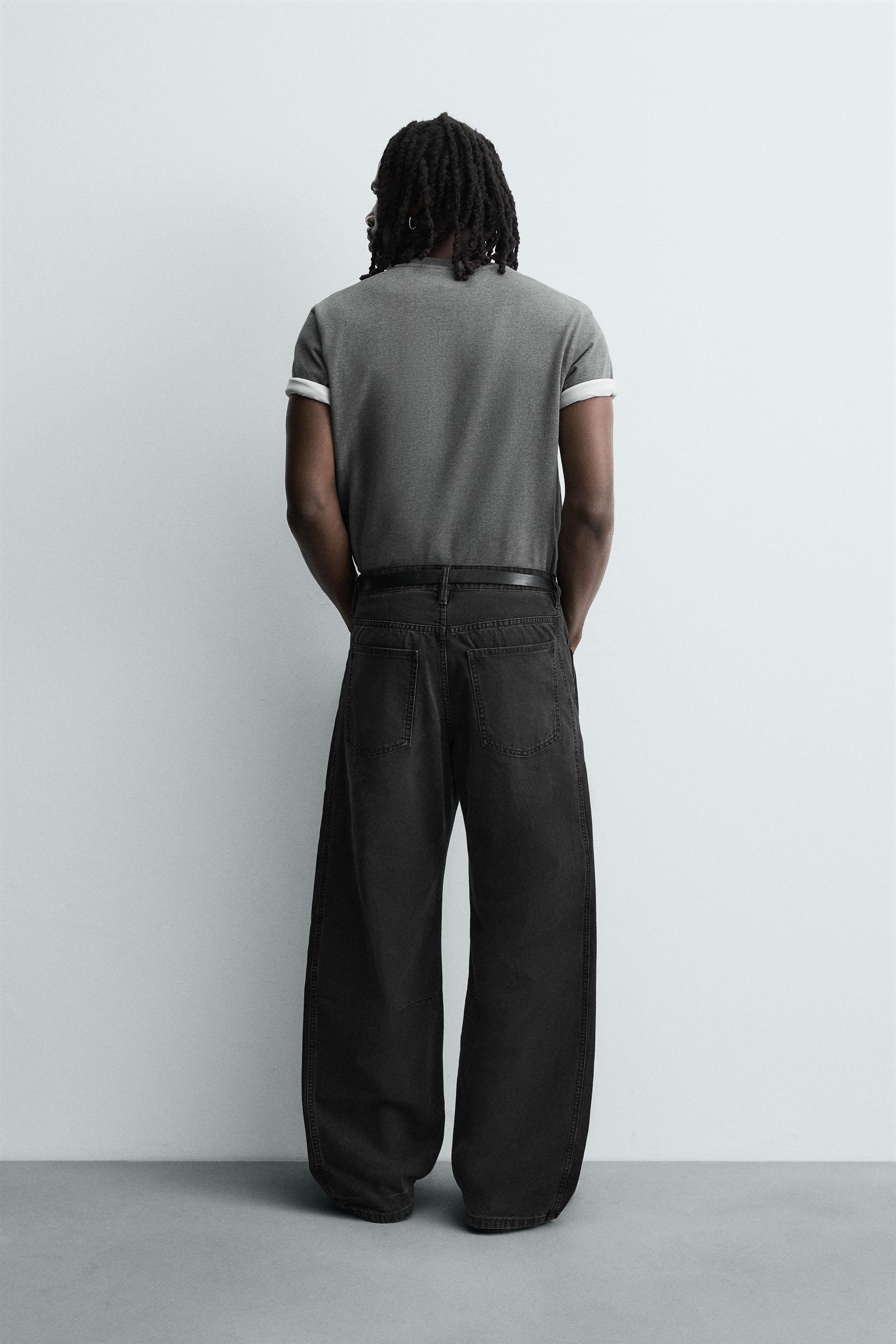 BAGGY FIT ジーンズ - ブラック | ZARA Japan / 日本