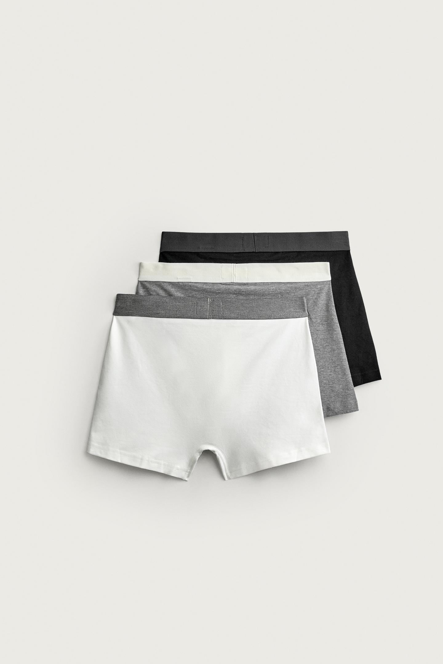 Трусы-боксеры для мужчин, 3 шт. — Zara, цвет: Various — фото 2