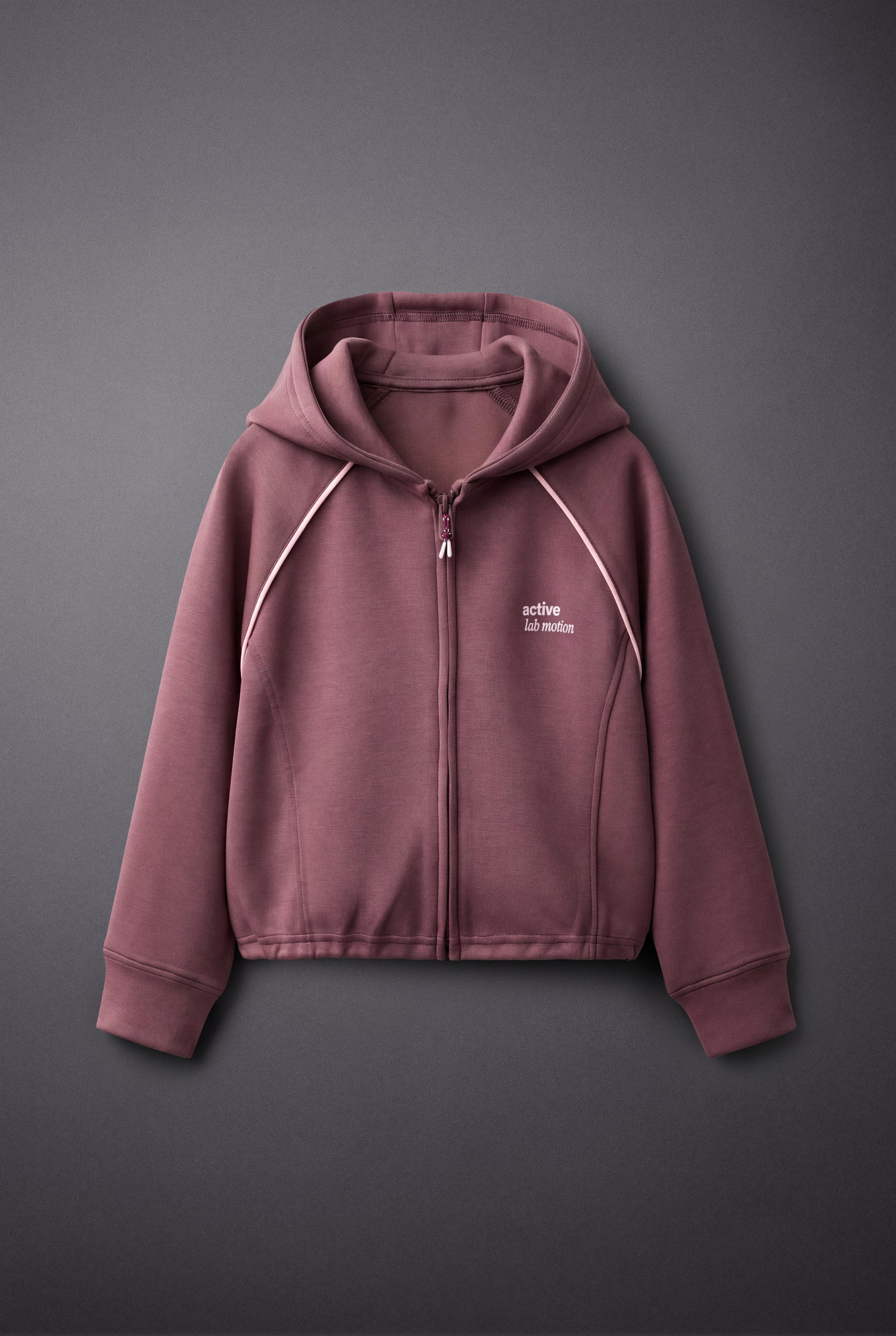 GYM HOODIE — Pale pink