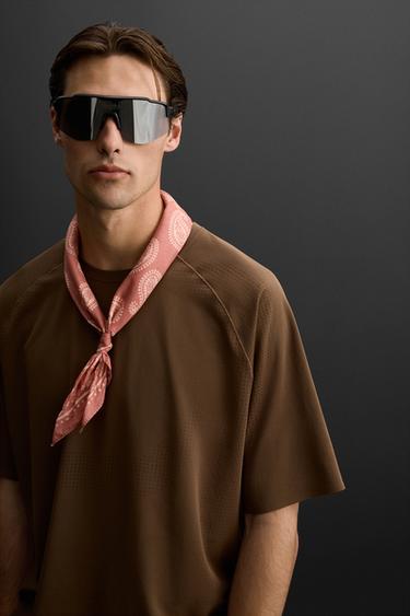 PRINTED BANDANNA - Salmon by Zara - Image 0