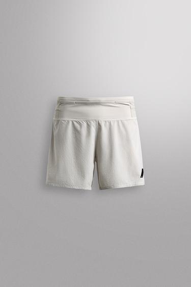 TRAIL RUNNING SHORTS 7" - White by Zara