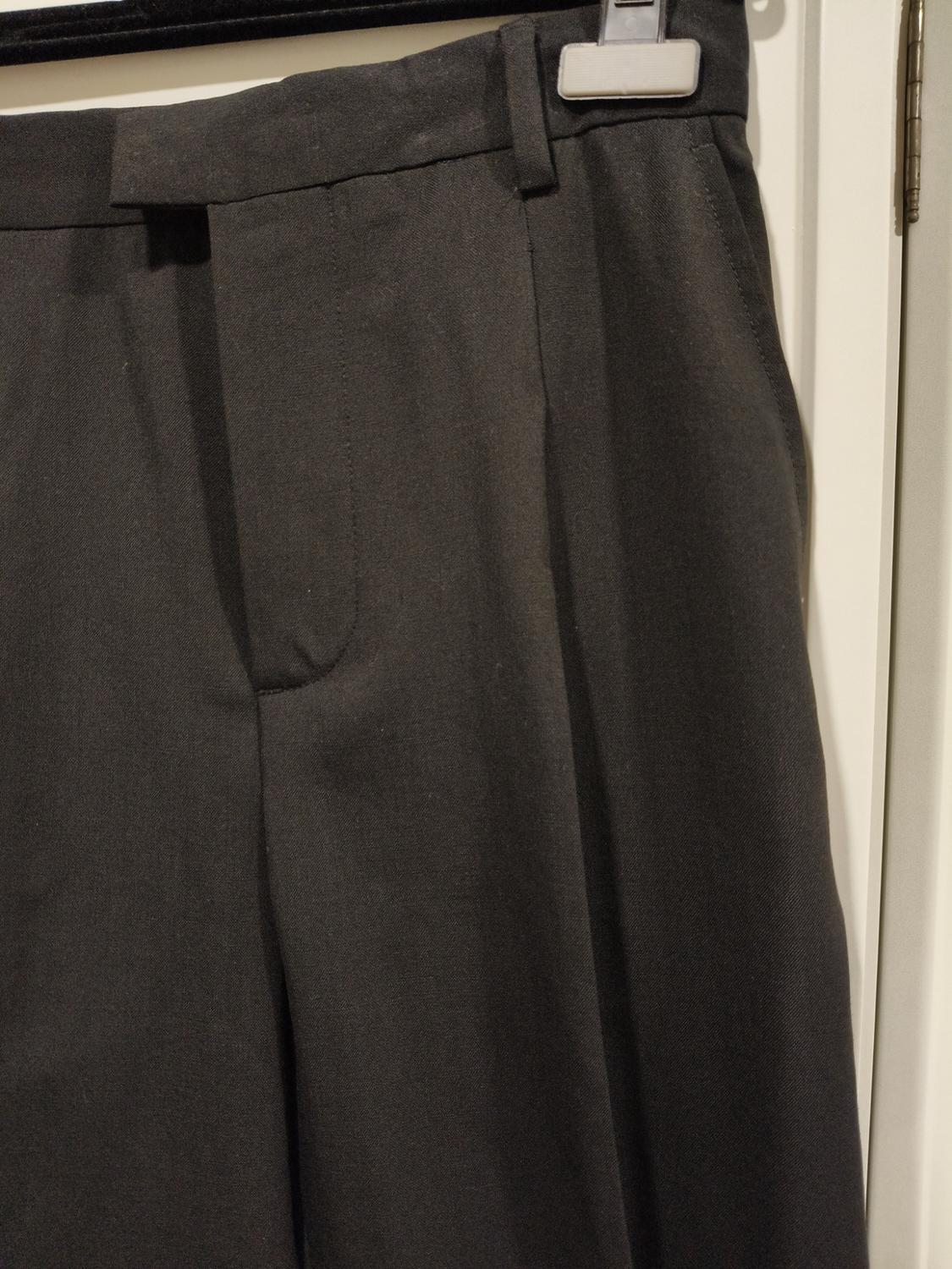 100% WOOL SUIT TROUSERS - LIMITED EDITION - Image 4