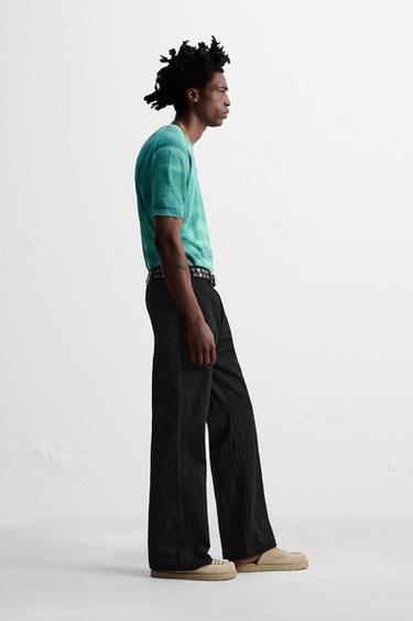 FLORAL EMBROIDERY TROUSERS - Black by Zara - Image 3