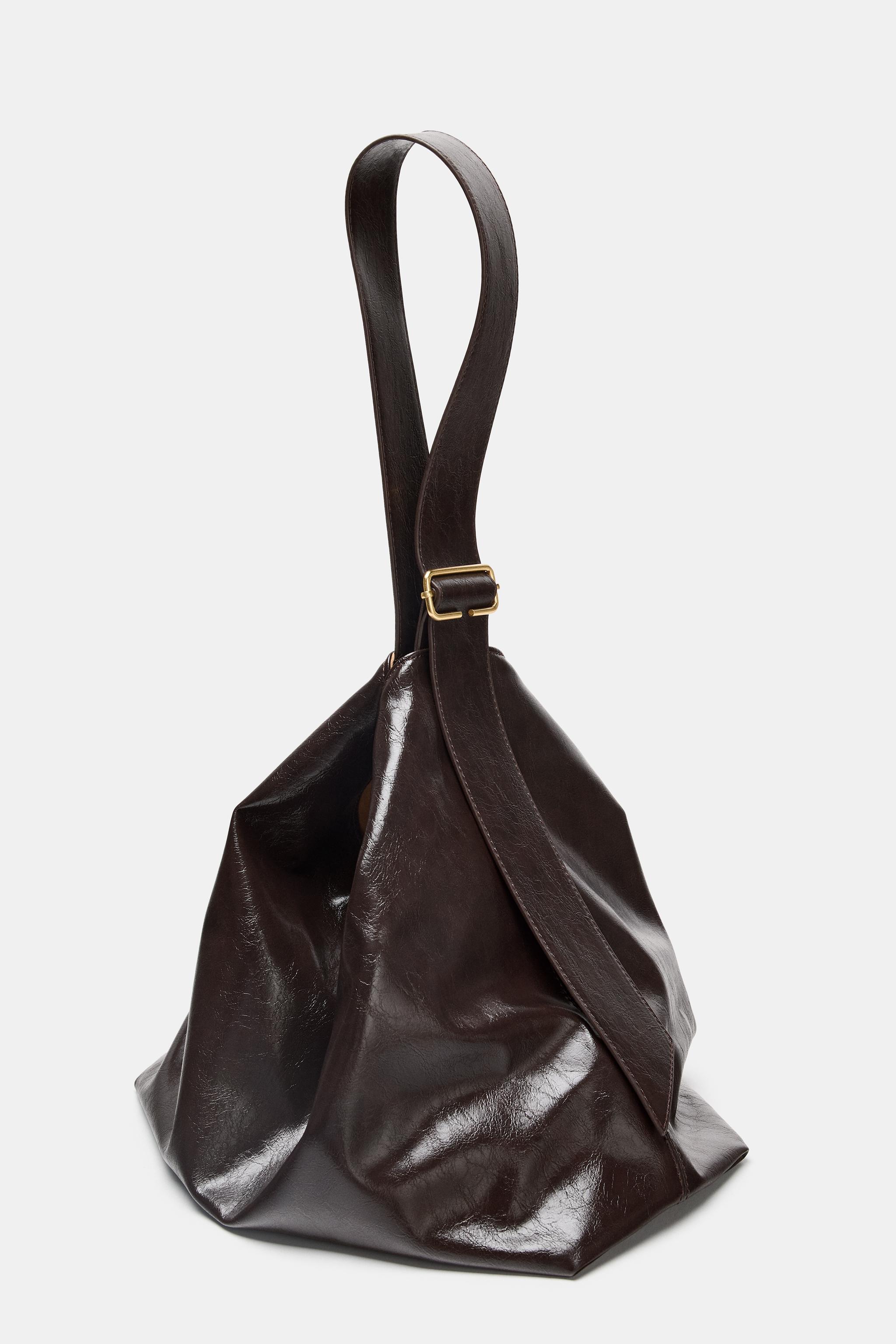MAXI SHOPPER BAG - Brown | ZARA South Africa