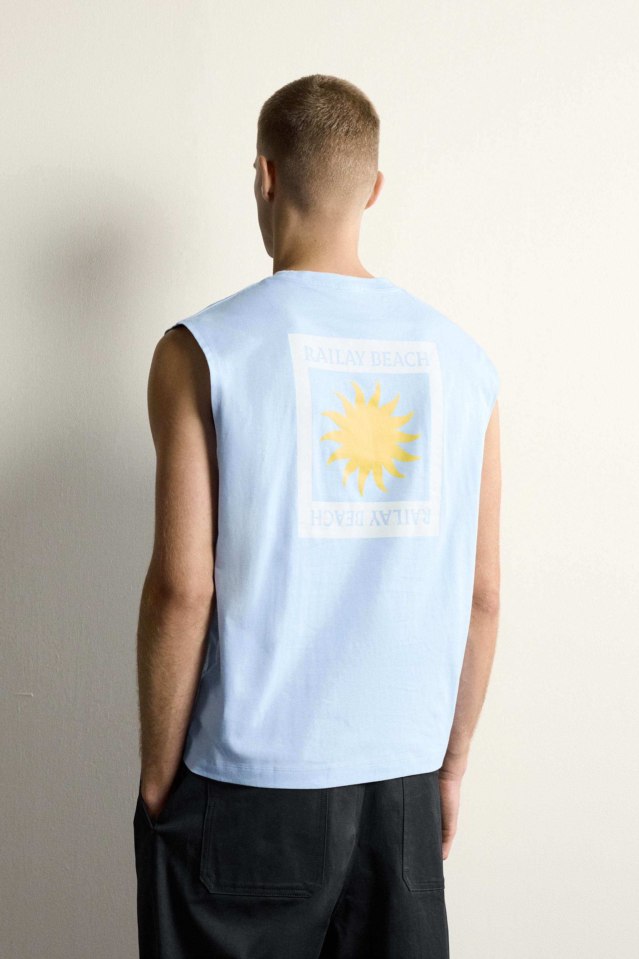 DÉBARDEUR À MOTIF GRAPHIQUE SOLEIL