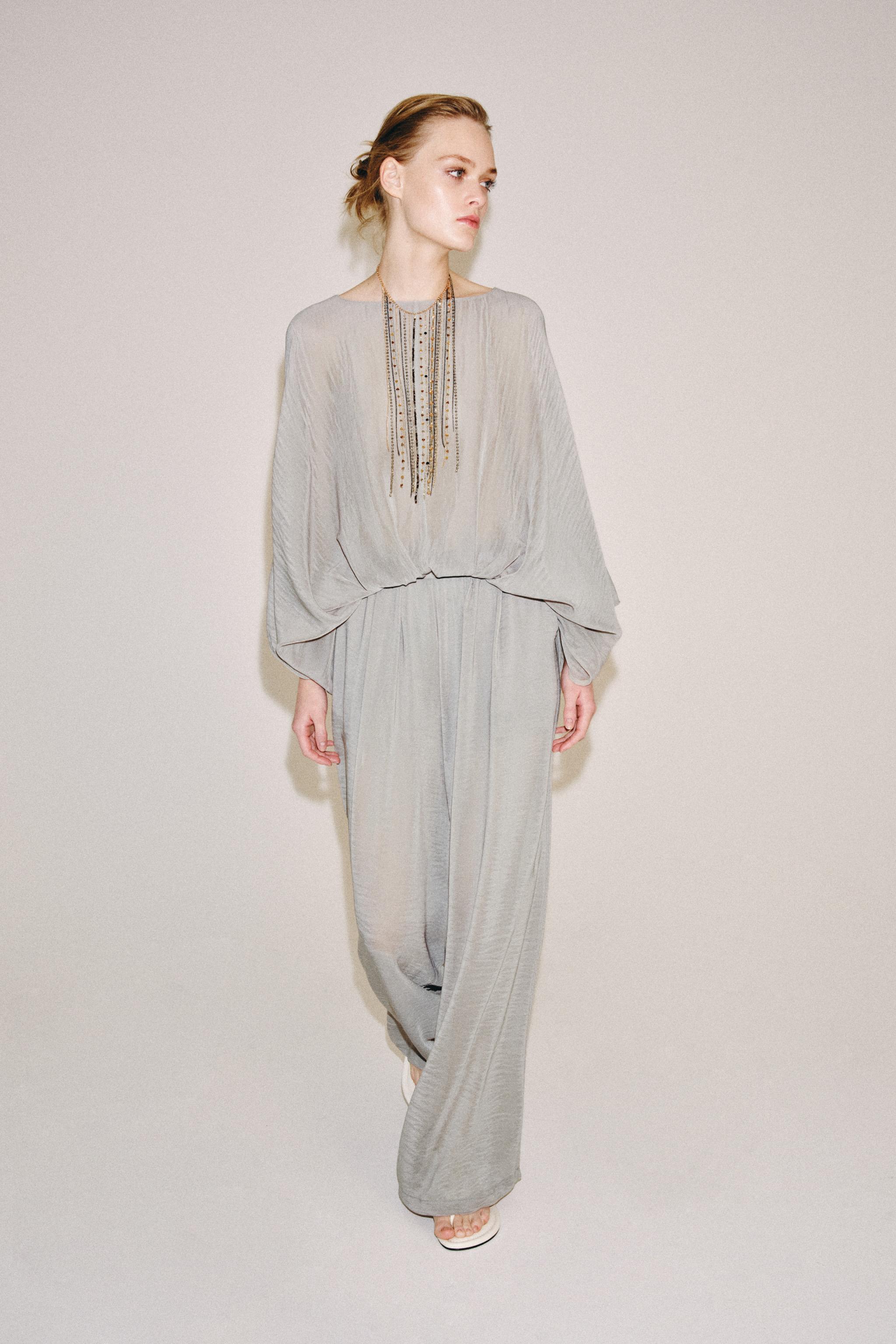 PANTALON PALAZZO SEMI-TRANSPARENT