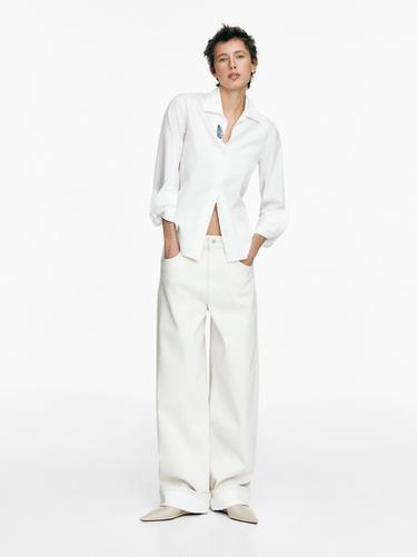 Mules à talon compensé - Jaune vanille de Zara