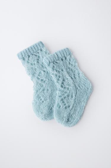 OPENWORK SOCKS - Pastel blue by Zara - Image 2