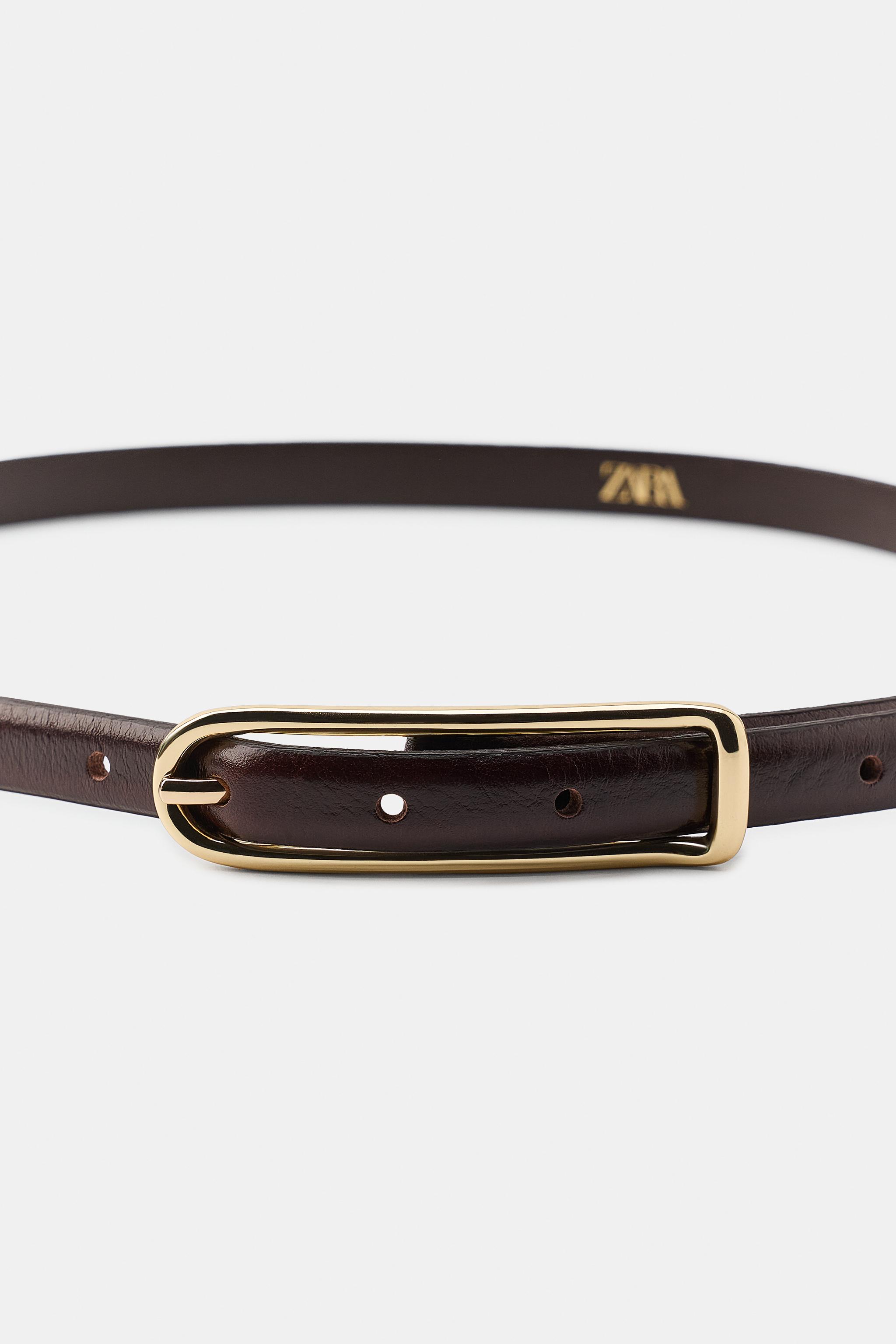 CEINTURE FINE 100 % CUIR