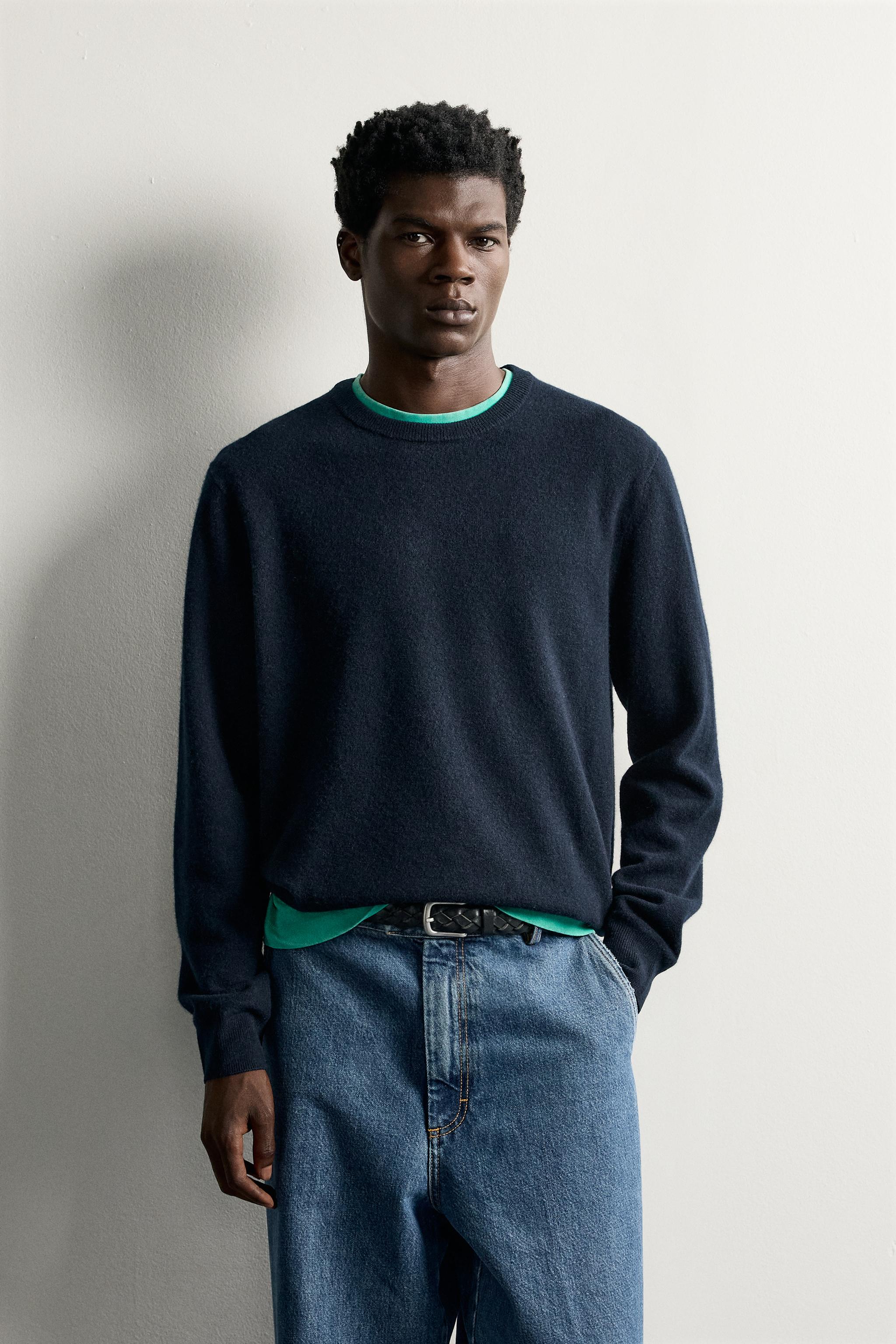 PULL REGULAR FIT EN MÉLANGE DE LAINE