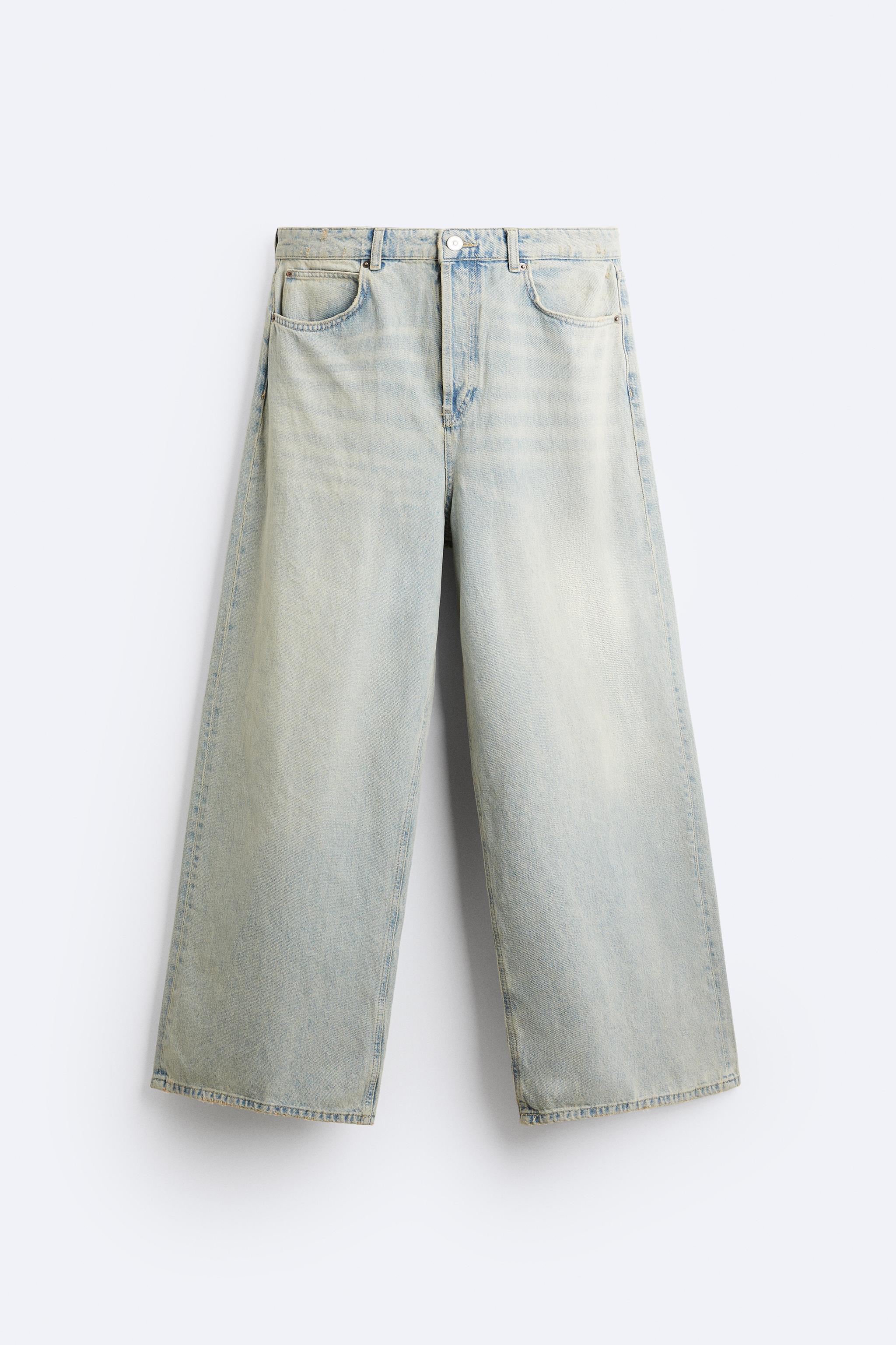 OVERDYED BAGGY JEANS - Sky blue | ZARA United States