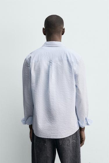 CHEMISE REGULAR FIT À RAYURES - rayures de Zara - Image 2