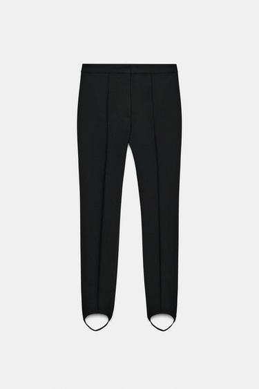 PANTALÓN FUSEAU ZW COLLECTION - Negro de Zara