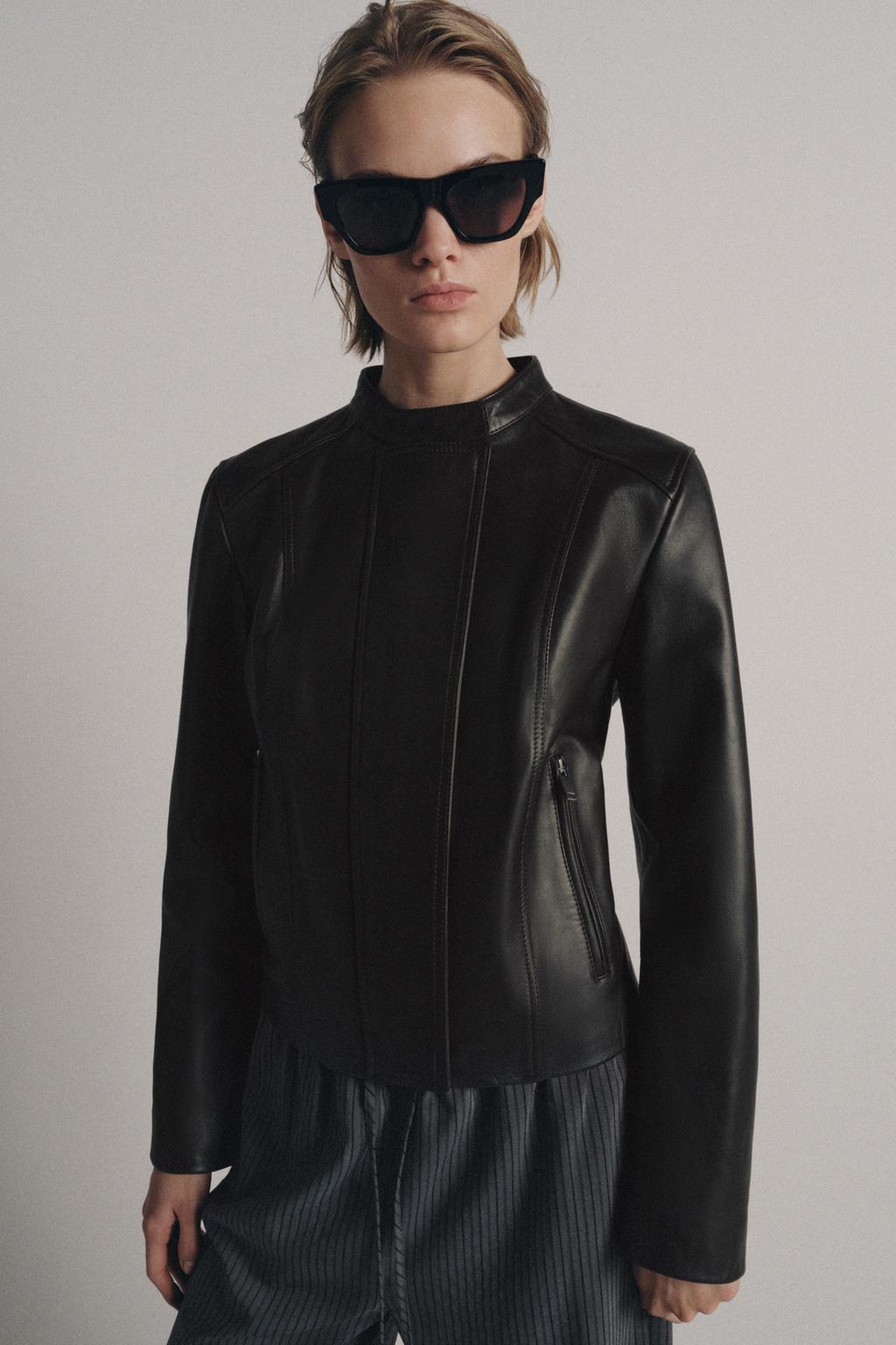 100% LEATHER JACKET ZW COLLECTION LIMITED EDITION