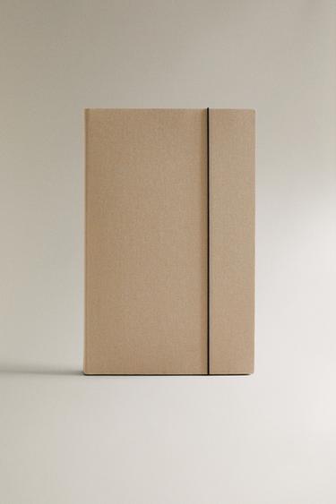 LINEN FOLDER WITH FASTENING - Ecru by Zara - Image 0