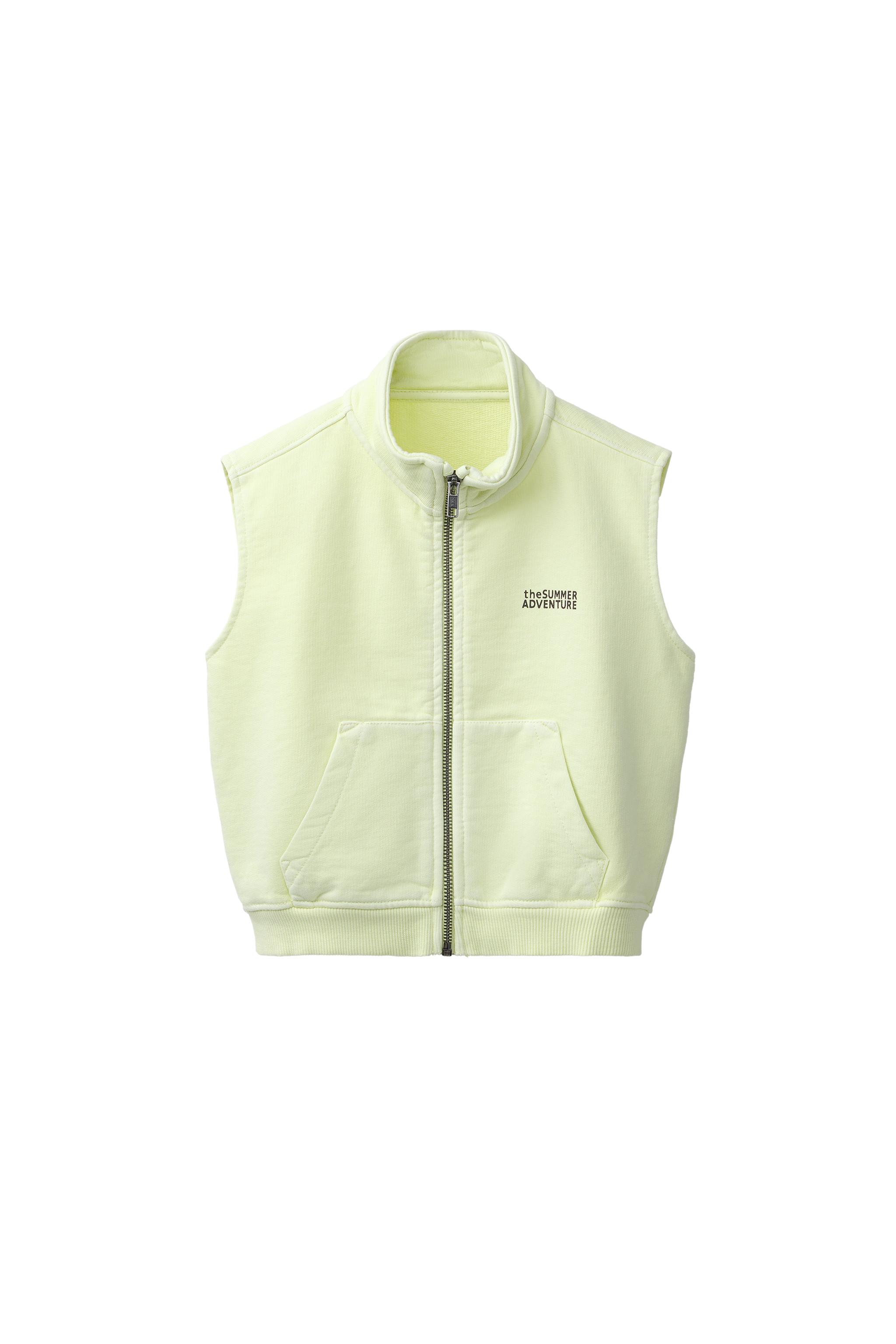 FLEECE VEST - Lime green | ZARA Canada
