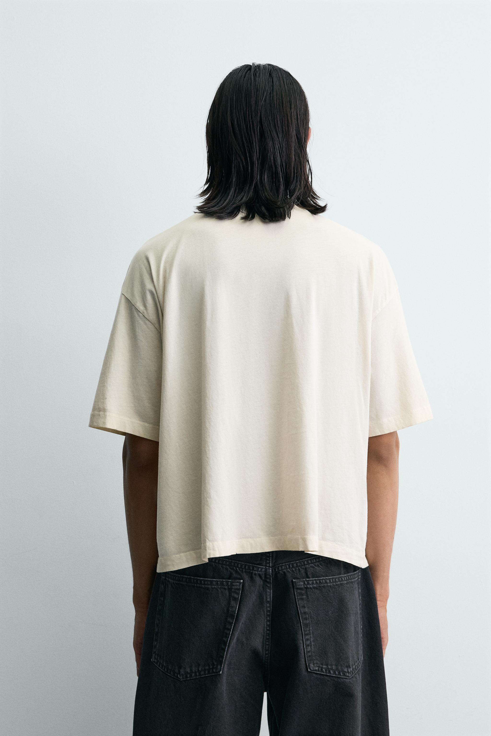 WASHED MARKER TEXT T-SHIRT