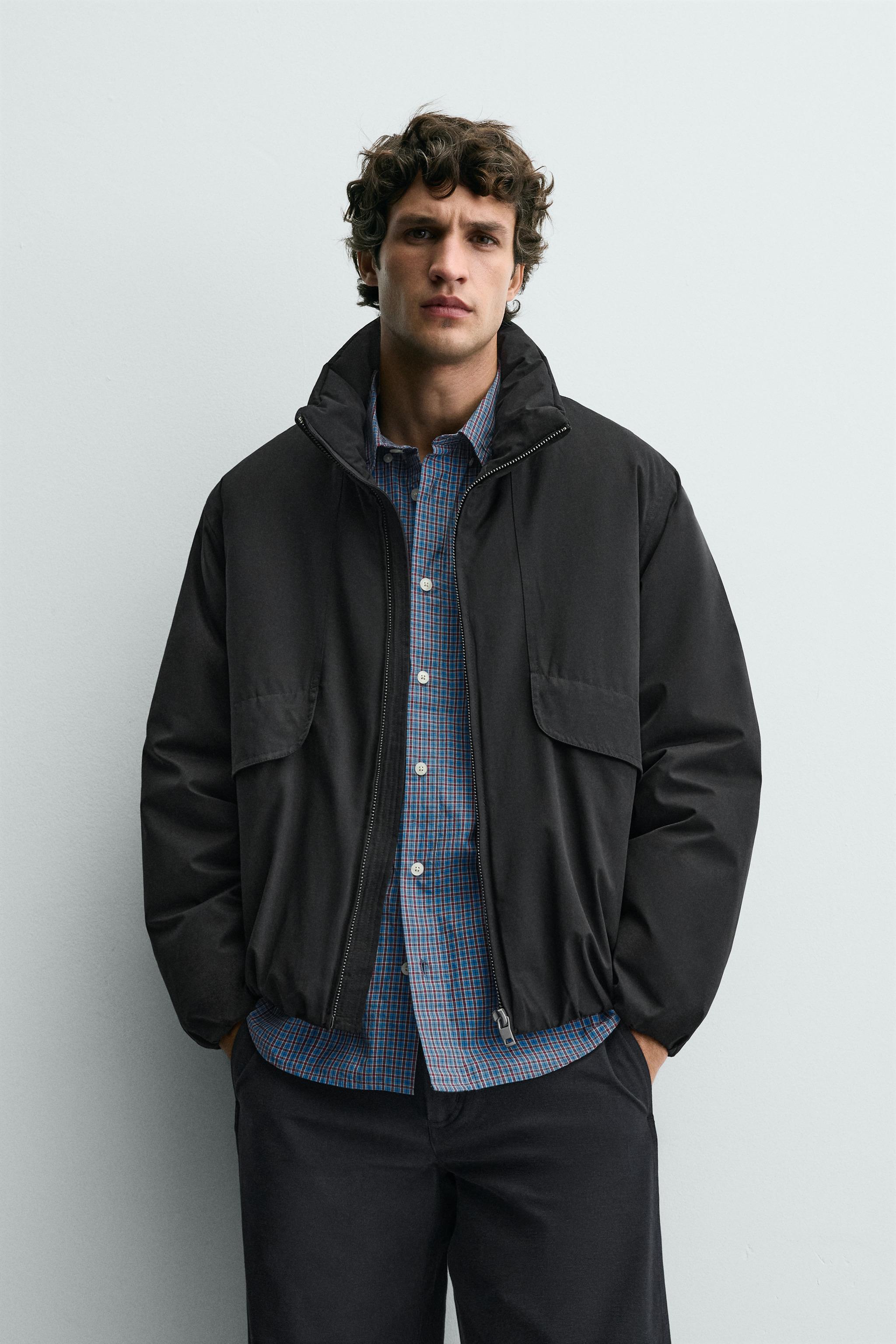 BOXY FIT PUFFER JACKET - Dark anthracite | ZARA United States