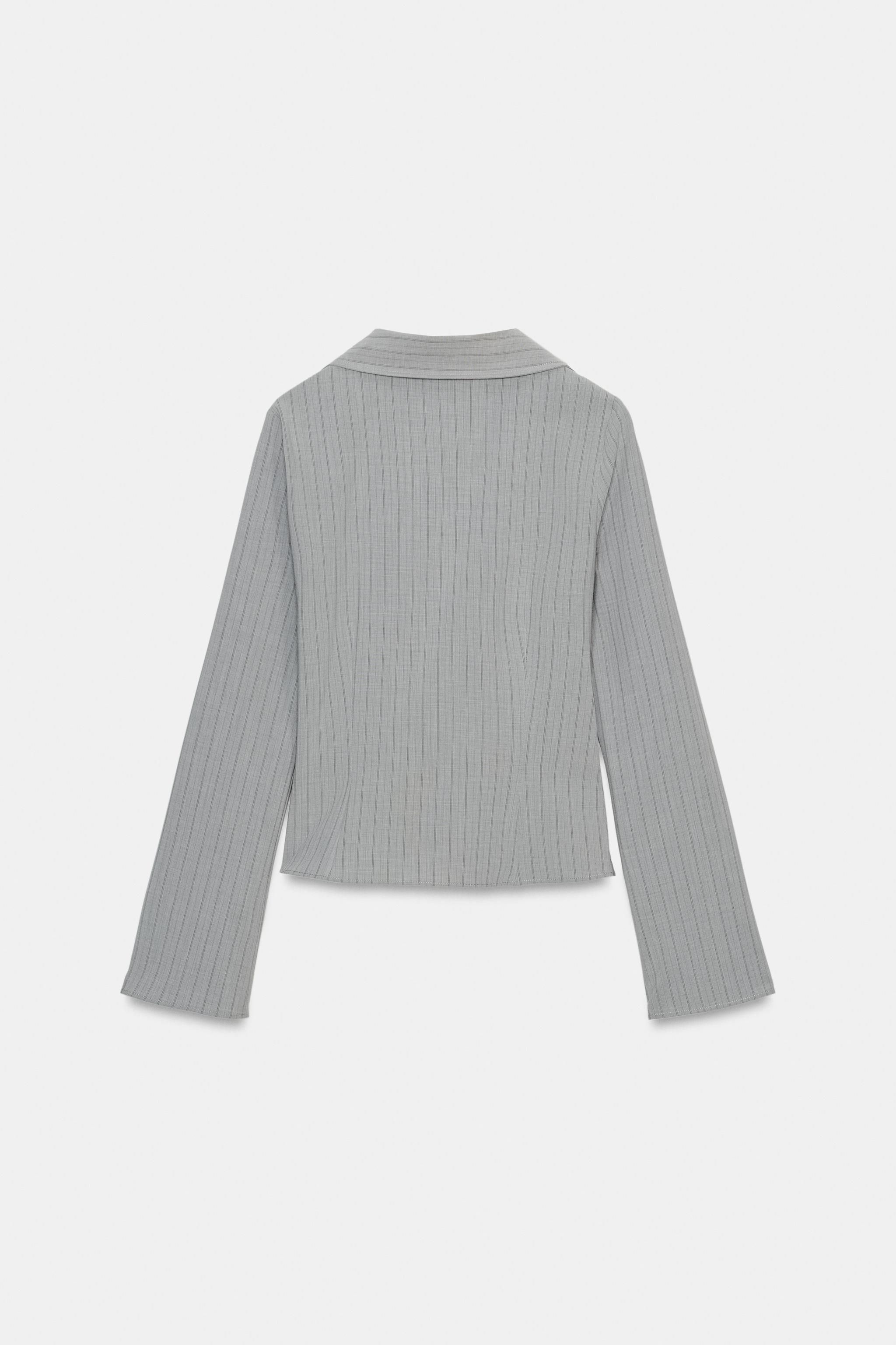 CHEMISE À RAYURES AVEC LIENS
