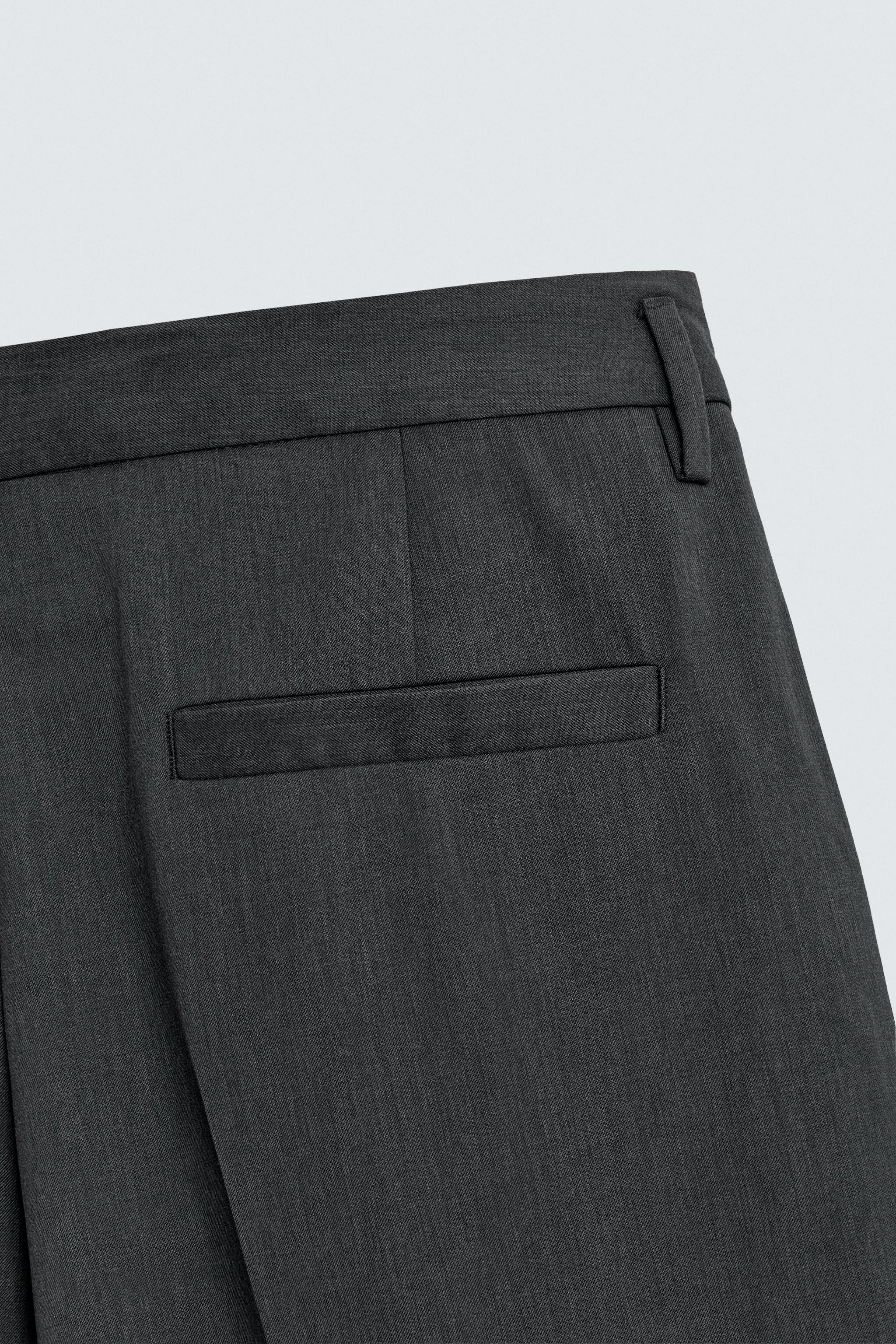 PANTALON À PLIS DE COSTUME