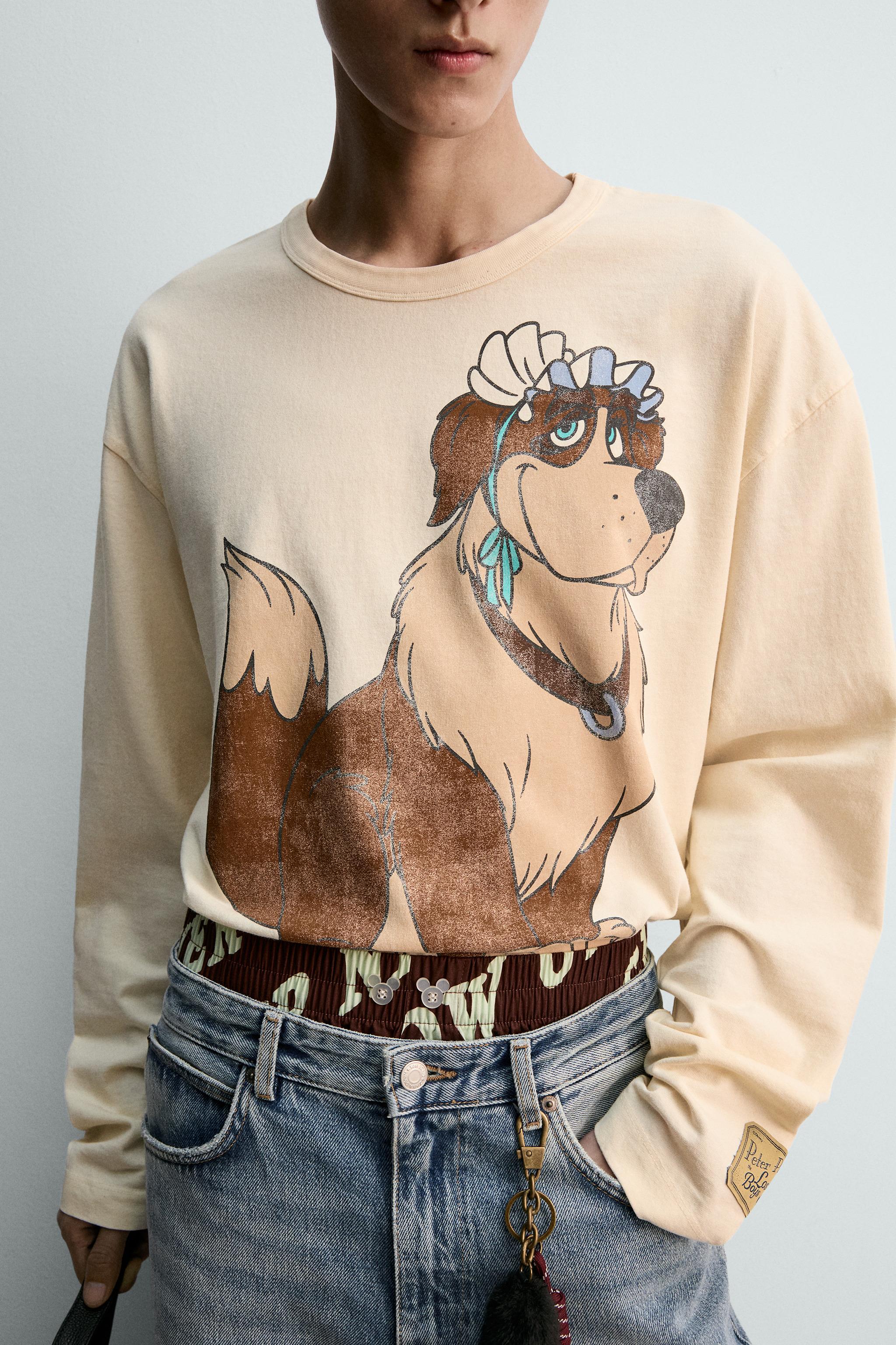 ZARA ディズニー ナナ ピーターパン セーター ハリーランバート M ZARA