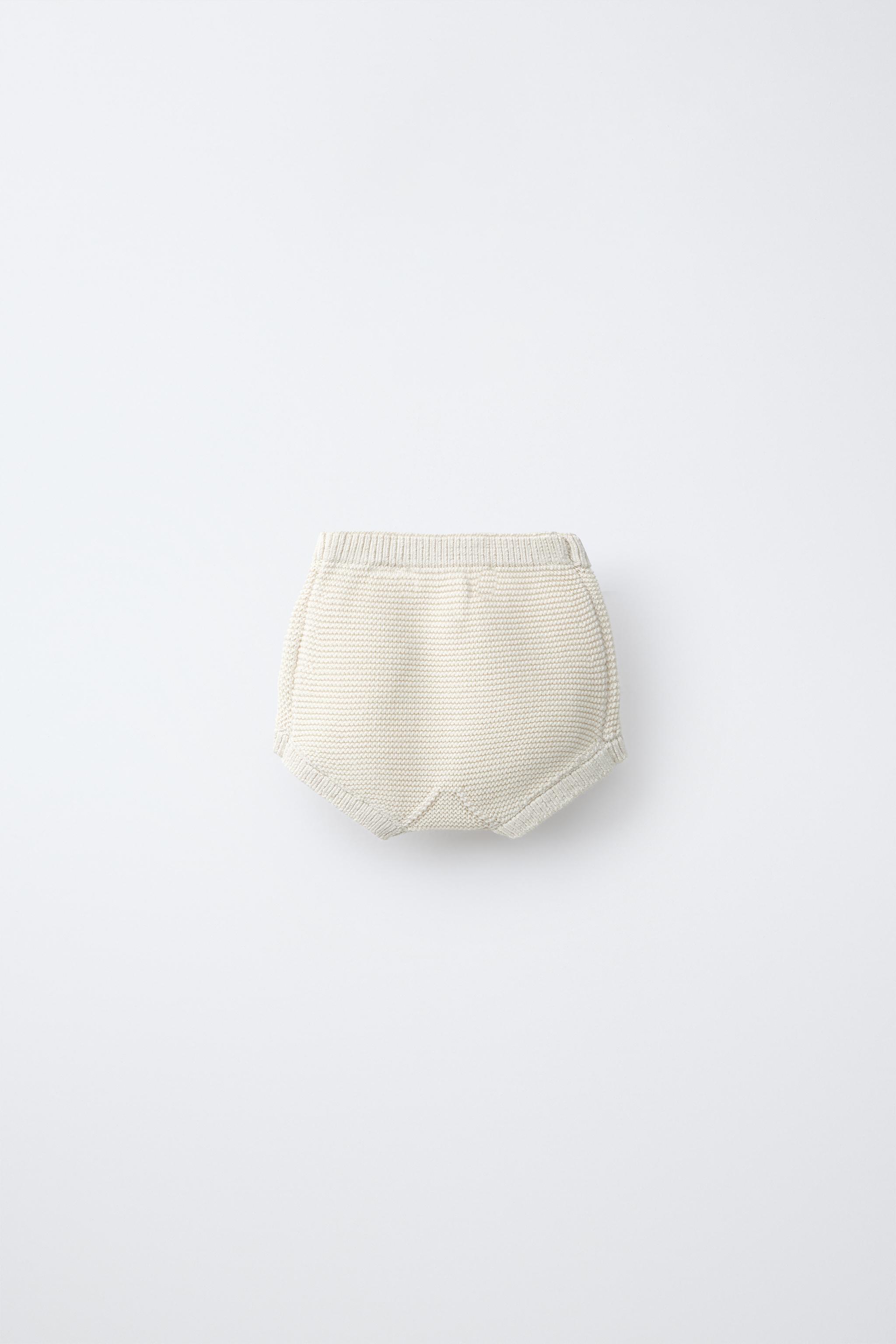 LINKS KNIT BRIEFS — Ecru