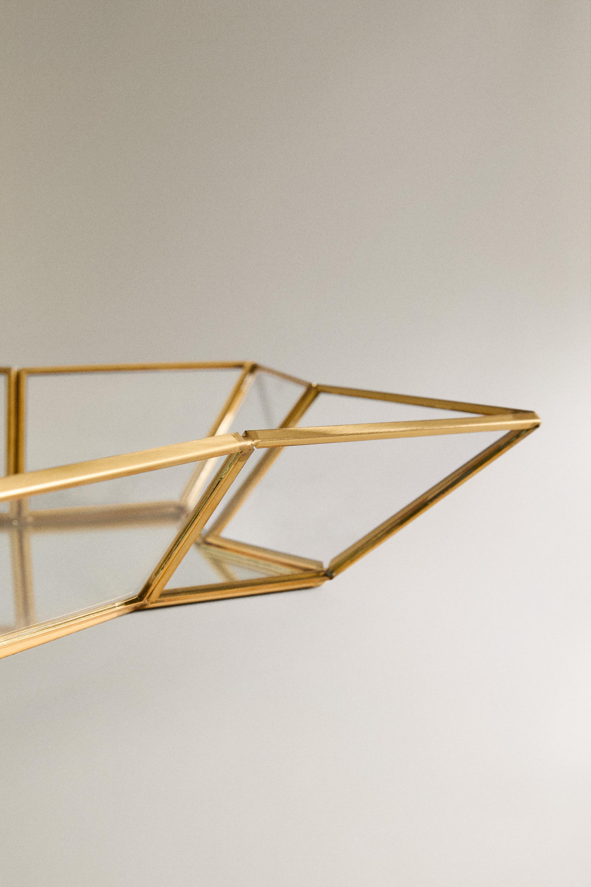 CHRISTMAS MIRRORED STAR TRAY