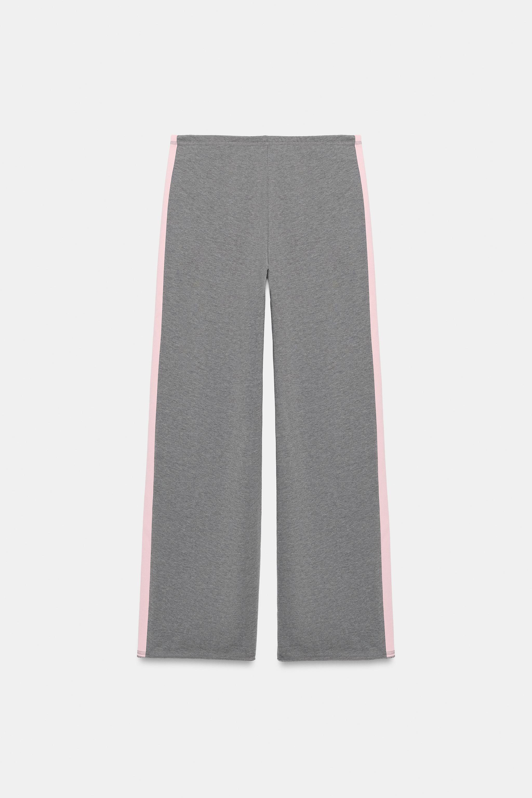 STRAIGHT-LEG SIDE STRIPE TROUSERS