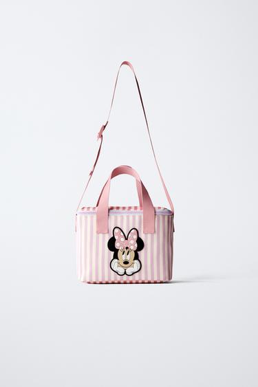 MINNIE MOUSE © DISNEY STRIPED BAG - Pink by Zara