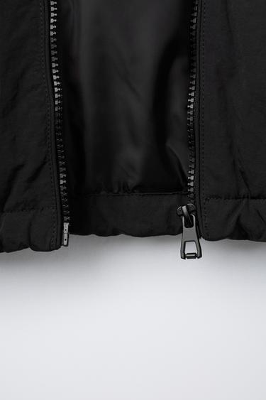 UEFA CHAMPIONS LEAGUE ® WATER-REPELLENT HOODED JACKET - Black by Zara - Image 7