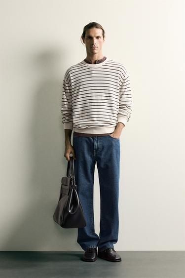 SUÉTER REGULAR FIT LISTRADO - Cru da Zara - Imagem 0