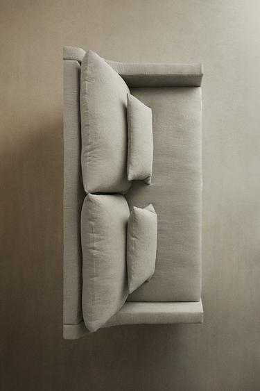 WASHED LINEN SOFA - Light beige by Zara - Image 4