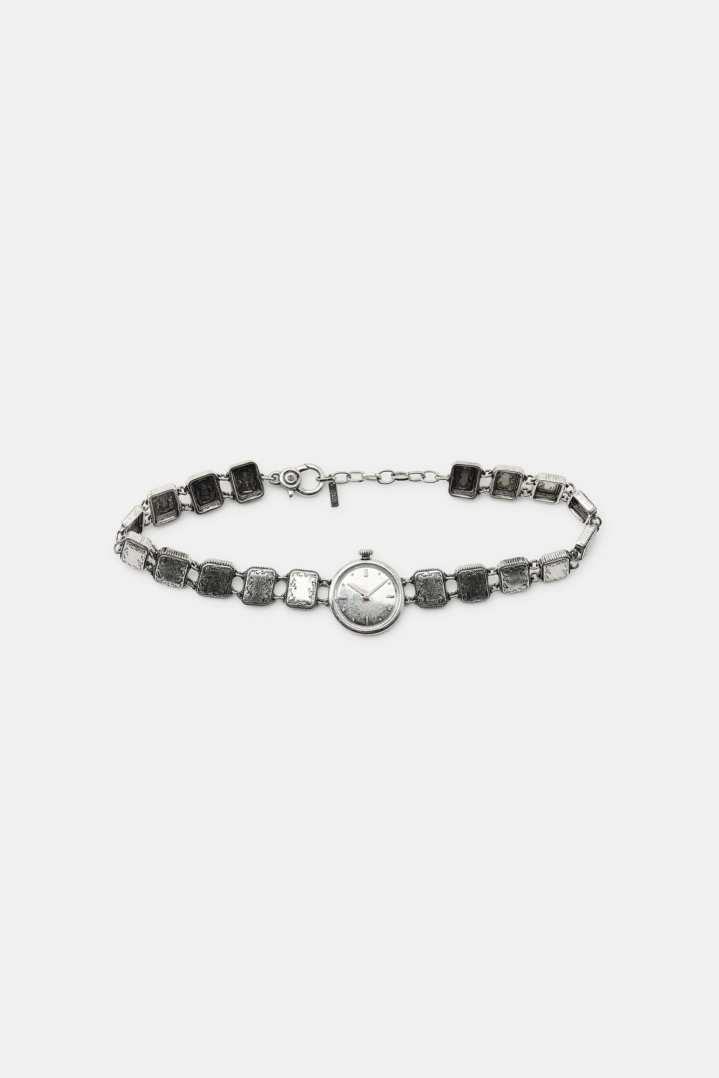Женские часы Zara Watch Choker Necklace, цвет: Серебряный — фото 3