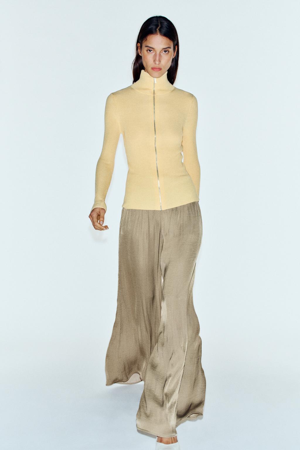 FLOWING WIDE-LEG TROUSERS