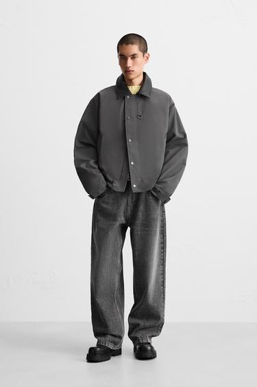 BAGGY FIT JEANS - Charcoal by Zara