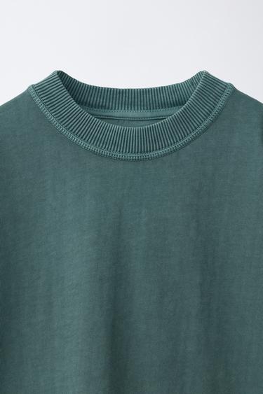 GARMENT DYE T-SHIRT - Green / Blue by Zara - Image 2
