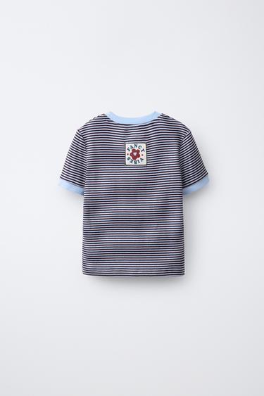 T-SHIRT À RAYURES - rayures de Zara - Image 1