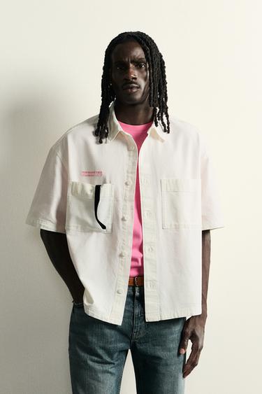COMBINED RELAXED FIT SHIRT - White by Zara