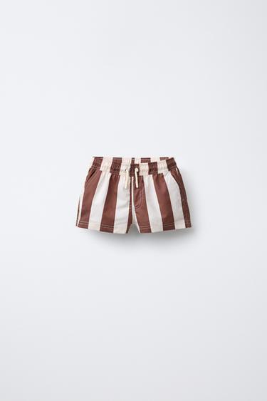 2-6 AÑOS/ BERMUDA BAÑO RAYAS HÔTEL MAGIQUE © X ZARA - Khaki de Zara