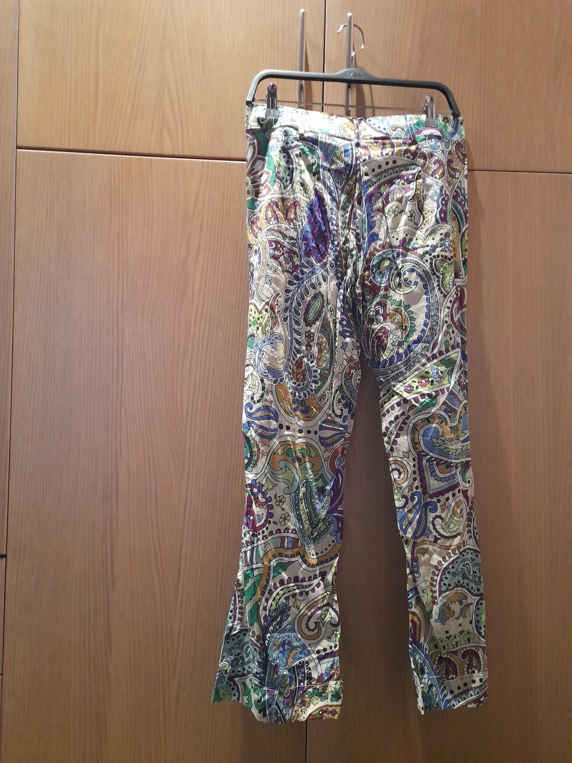 PRINTED FLARED TROUSERS - Image 2