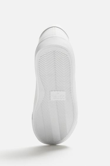 BASKETS BASIQUES - Blanc de Zara - Image 3