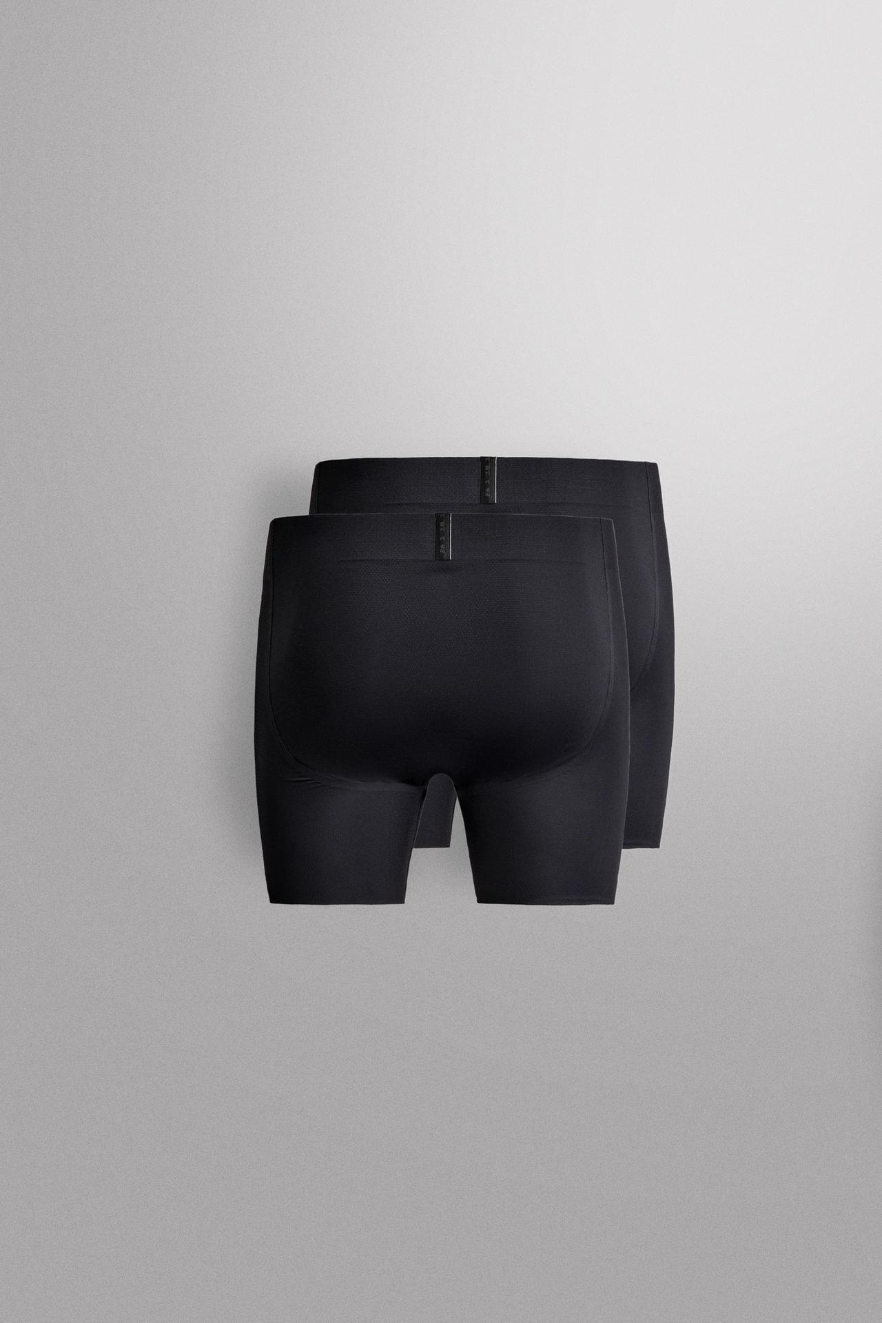 TECHNICAL BOXER SHORTS 2-PACK — Black