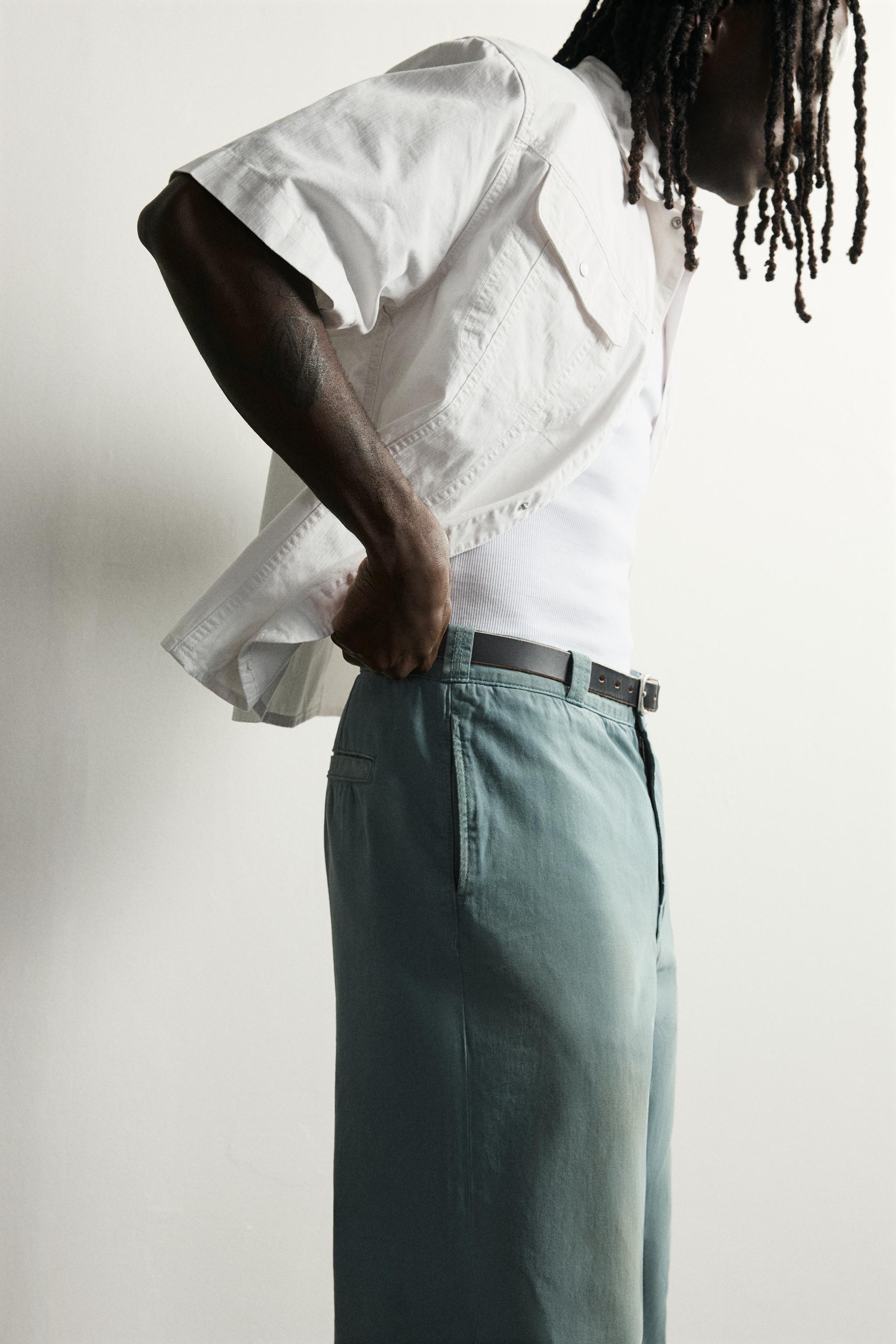 DENIM CHINO PANTS