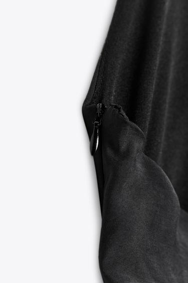 HALTER ASYMMETRIC SHORT DRESS - Black by Zara - Image 8