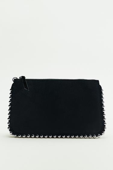 SAC BANDOULIÈRE À CLOUS - Noir de Zara