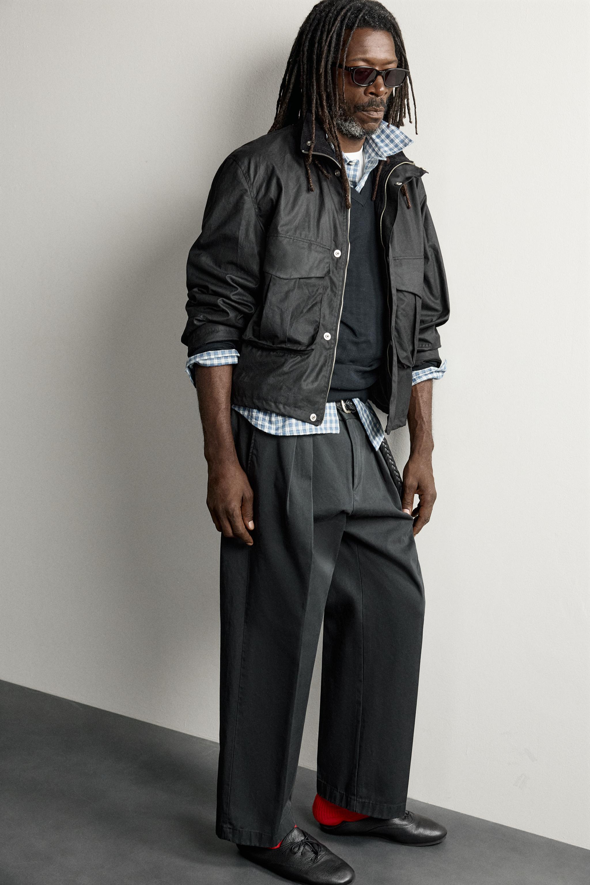 AARON LEVINE X ZARA PLEATED CHINOS